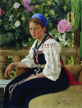 SF マモントワの肖像画 1879 イリヤ・レーピン Oil Paintings